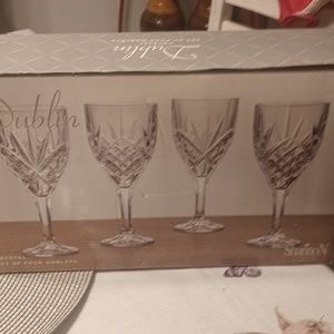 Dublin Crystal Set of Four Goblets